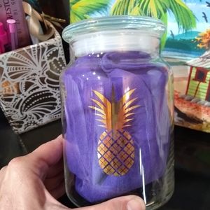 Gold pineapple candy jar